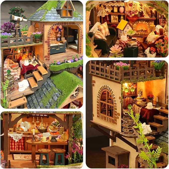 RHZN Miniature House Kit, Miniature Kit, Mini House Building Kit - Image 3