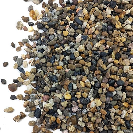 5LB Aquarium Gravel, 1/4" Pea Gravel by SHIZWU