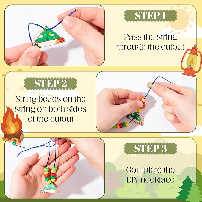 TICIAGA Camping Beaded Necklace Craft - Image 3