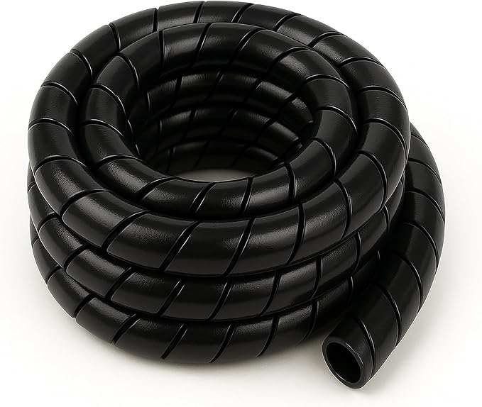 Electriduct 4.4 Inch Heavy Duty Spiral Wrap HDPE Flexible Plastic Cable Sleeve - Image 2