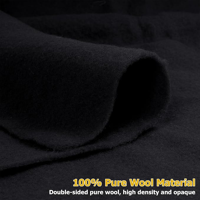 12" x 39" Wool Felt Fabric, Pure Merino Felt Fabric - Image 2