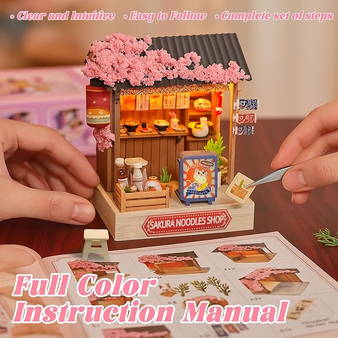 Flever Dollhouse Miniature DIY House Kit Creative Room - Image 4