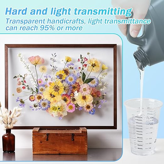 KISREL UV Resin 1000g-Upgraded UV Resin Kit, Hard Type Crystal Clear - Image 4