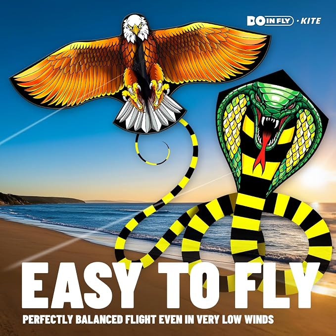 Kite for Ages 8-12, Single Line String Professional Kites for Beach and Outdoor - Image 4
