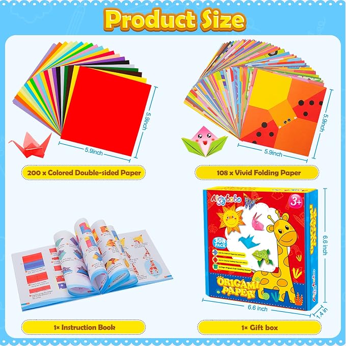 Origami Paper Set, Art Projects Supplies - Image 2