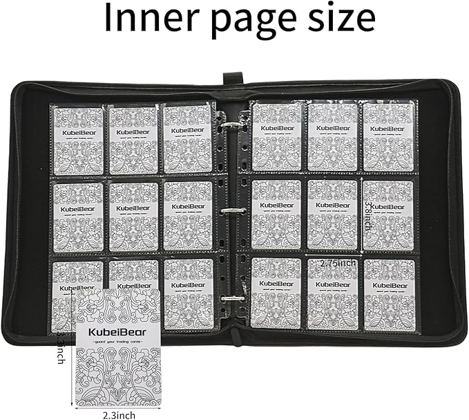Card Binder – 720 Capacity, Zippered Trading Card Holder - Image 5