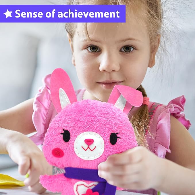 KRAFUN Bunny Sewing Kit for Kids Ages 8-12 - Image 4