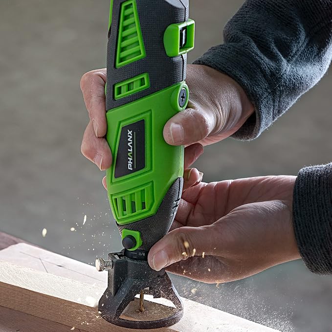 180W Rotary Tool Kit, 1.5-Amp PHALANX 6 Variable Speed - Image 6
