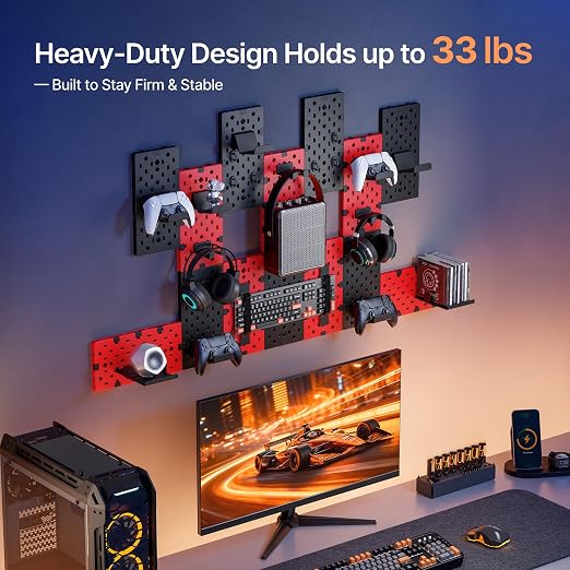 PEGZONE Controller and Headphone Holder Wall Mount, Controller Stand, Disc - Image 6