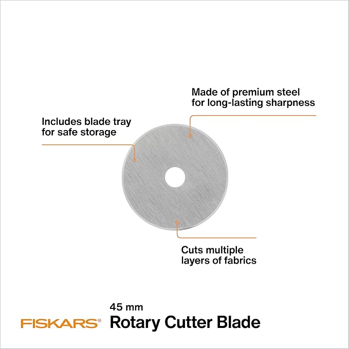 Fiskars 45mm Rotary Blade 2-Pack, Replacement Blades - Image 3