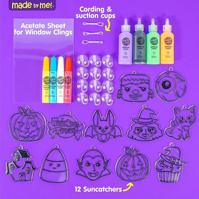 Made By Me Create Your Own Halloween Window Art by Horizon Group USA, Make 20 - Image 2