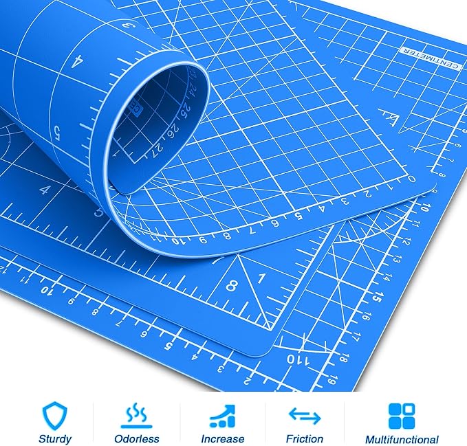 DIYSELF Cutting Mat 8in×6in, Self Healing Cutting Mat, A5 Rotary Cutting Mats - Image 8