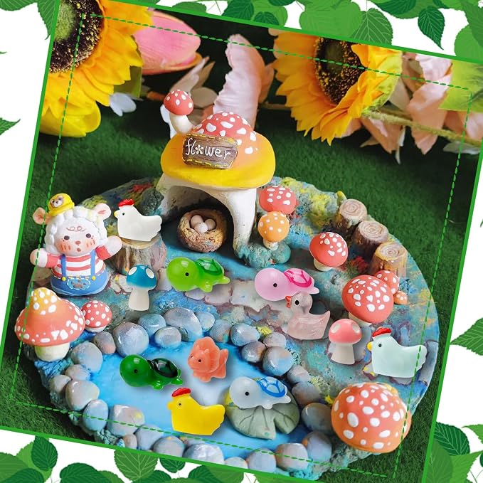 420 Pcs Mini Resin Animals 12 Styles Resin Animals Figurines Bulk - Image 4