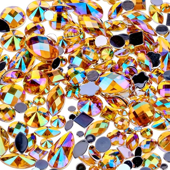 1400PCS Rainbow AB Colorful Gems Rhinestones Jewels by Unknown