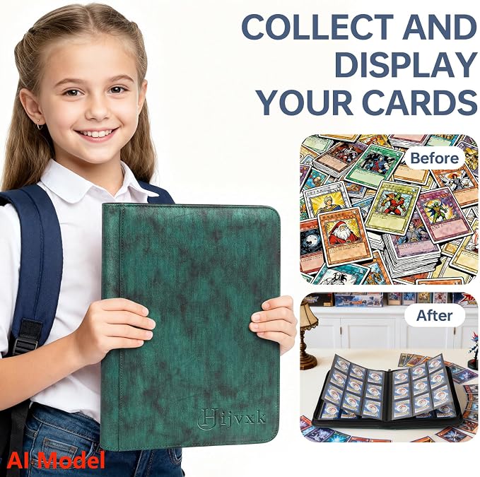 Card Binder 9 Pocket, Premium 540 Double Sided Pocket Collection Binder - Image 6