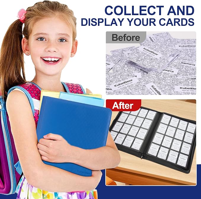 Card Binder – 1024 Capacity, Zippered Trading Card Holder - Image 6