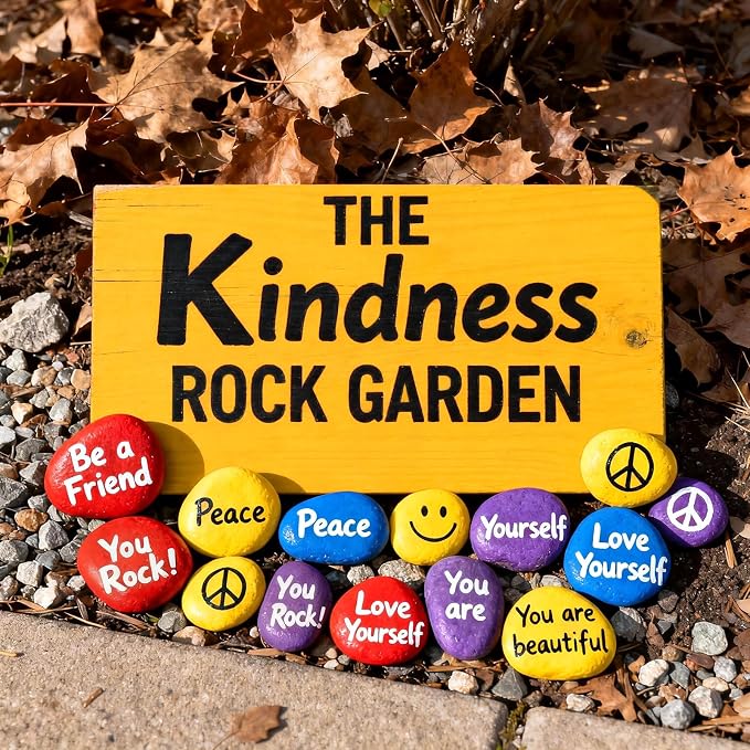 Simetufy 60 Pcs Painting Rocks Bulk, River Rocks to Paint - Image 6