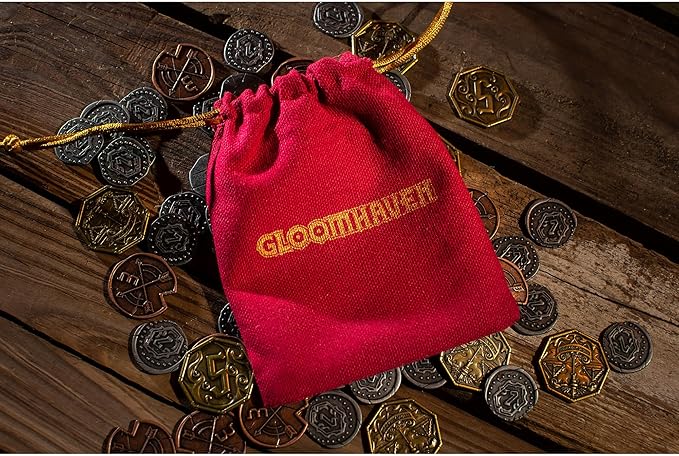 Cephalofair Games: Gloomhaven: Metal Coin Upgrade - Image 2