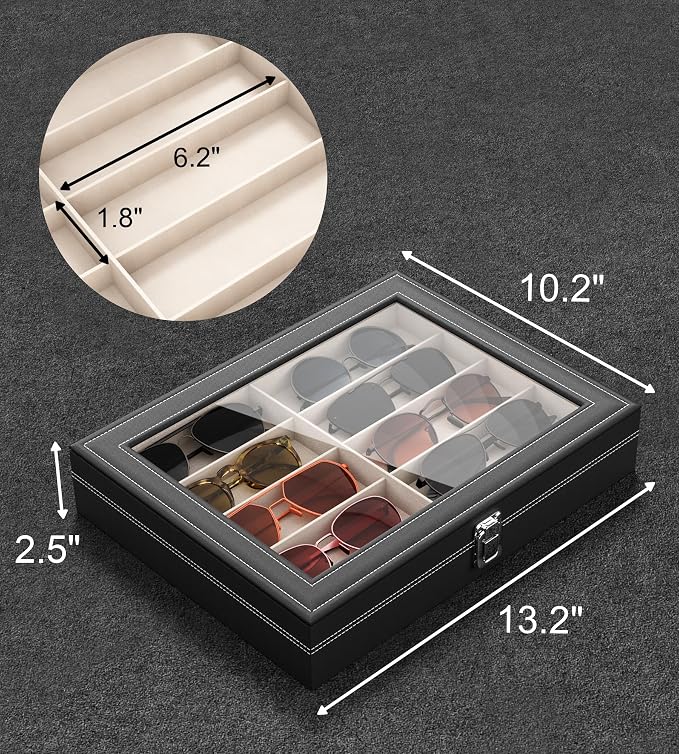 NEWLOOP 10/30 Slots Sunglass Organizer - Image 7