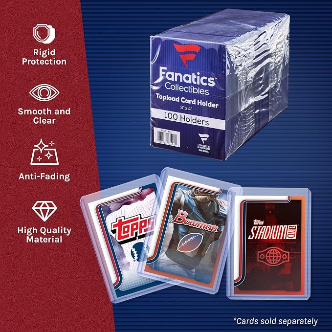 Fanatics Collectibles 35pt 3x4 Top Loaders - Image 3