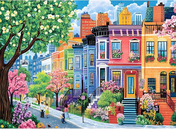 500 Pieces Puzzles for Adults, Spring Puzzle for Adults Elderly, Colorful by VOLUVOLU