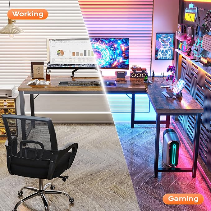 Huuger 63 Inch L Shaped Desk - Image 6