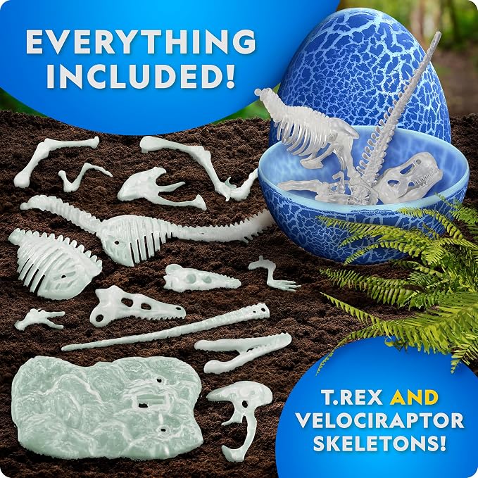 National Geographic Glow-in-The-Dark Dinosaur Skeleton Model Building Kit – - Image 5