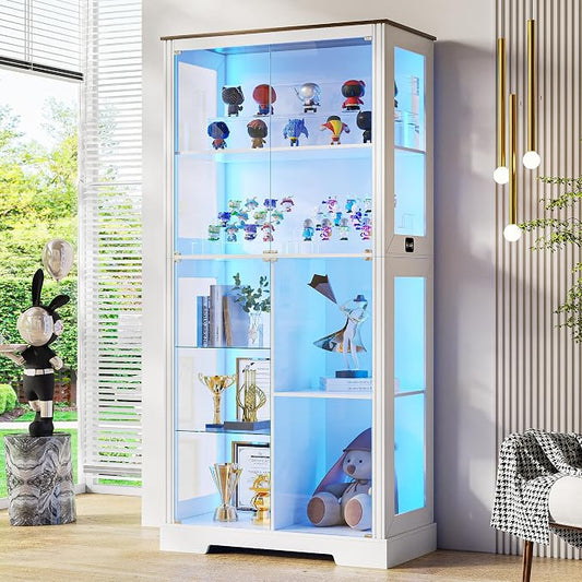 Lvifur 71” Display Cabinet by LVifurSmartFurniture