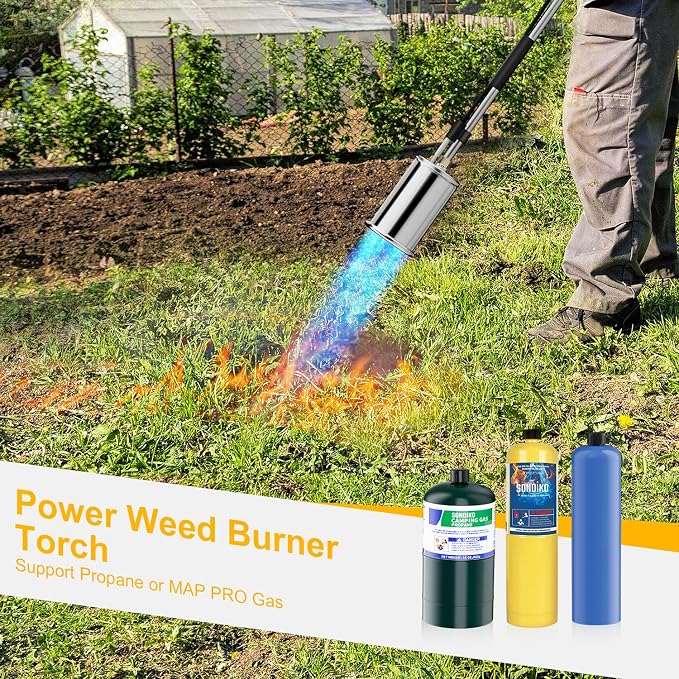 Sondiko Big Flame Propane Torch Head Kit, Weed Torch, Heavy Duty Blow Torch - Image 5