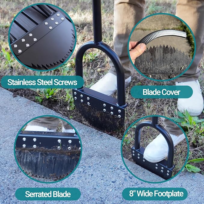 35in One-Piece Edger Lawn Tool for Seniors and Petite Users | Tempered Spring - Image 4