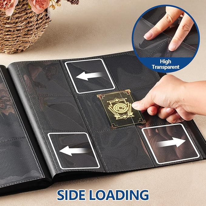 Card Binder, EDUDIIU 9 Pockets Premium Trading Card Binders, Cards Collection - Image 4