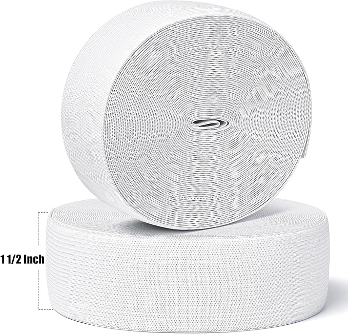 Elastic Band for Sewing, 1.5 Inch x 12 Yard High Elasticity Sewing Elastic - Image 4