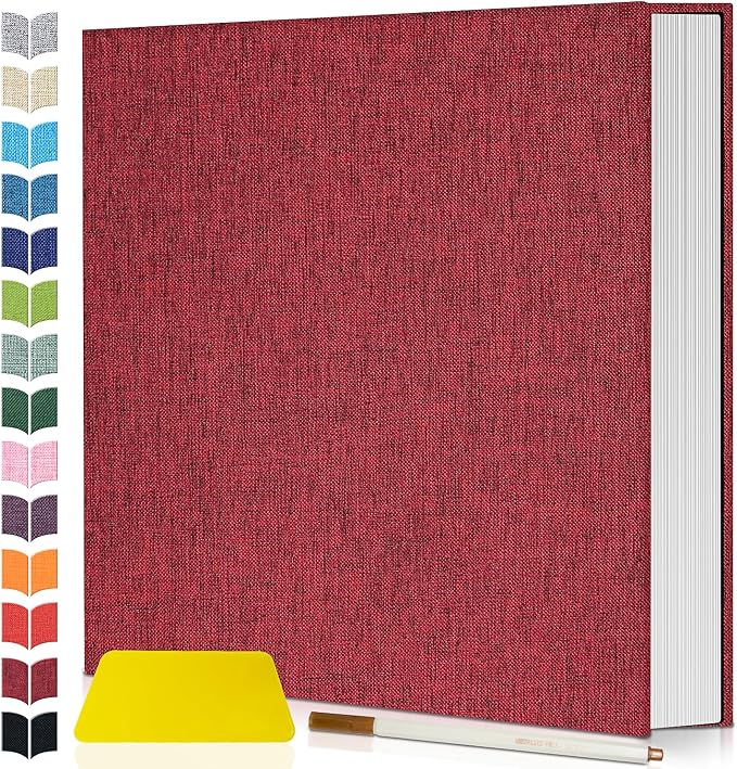 Artfeel Photo Album Self Adhesive Scrapbook, 60 Pages Large Photo Book by Artfeel