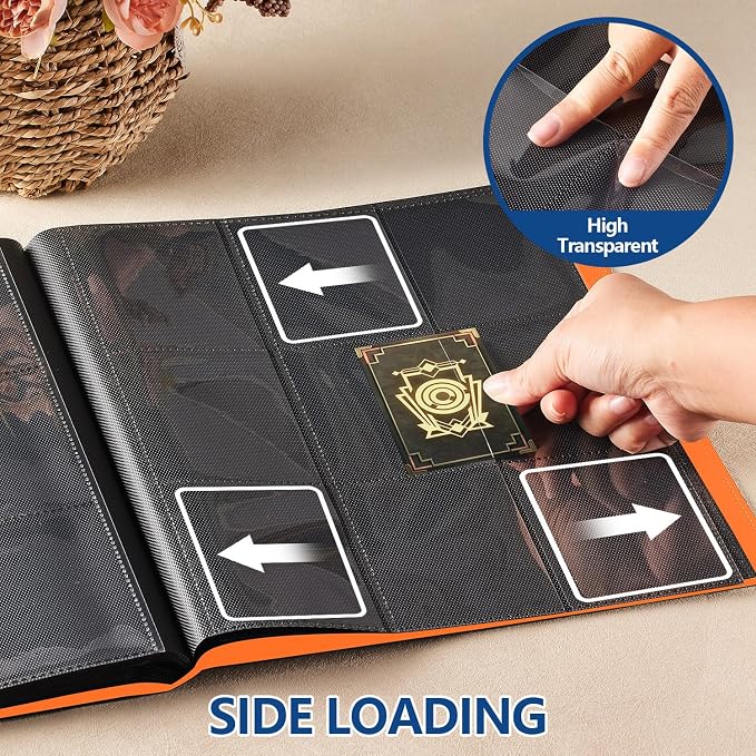 Card Binder, EDUDIIU 9 Pockets Premium Trading Card Binders, Cards Collection - Image 4