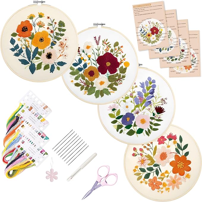 Bonroy Embroidery Kit for Beginners by Bonroy