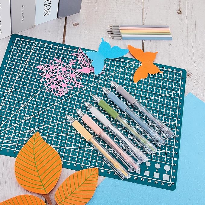 12 Pieces Art Cutting Tools Knife Pen Craft Paper Cutter Pen Carving Tools - Image 5