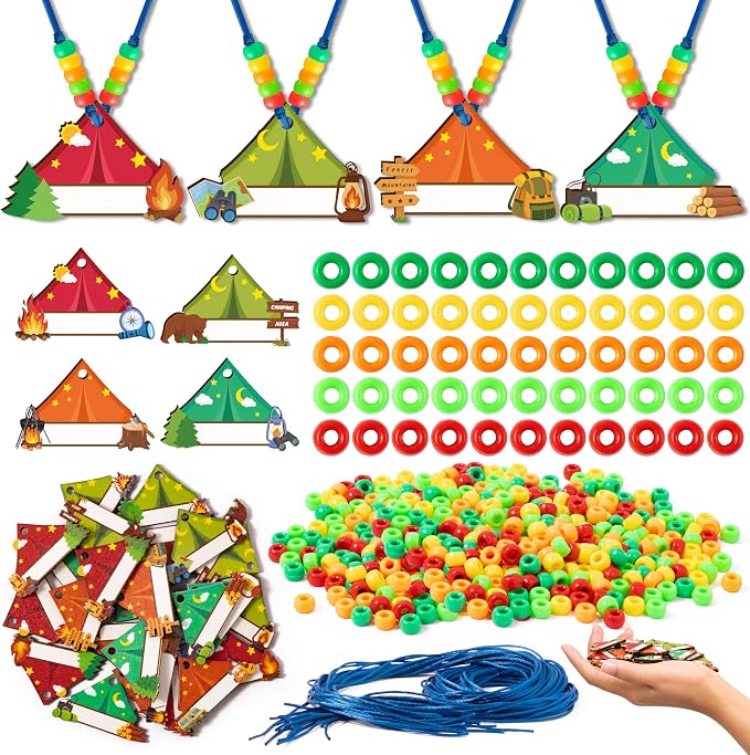 TICIAGA Camping Beaded Necklace Craft by TICIAGA