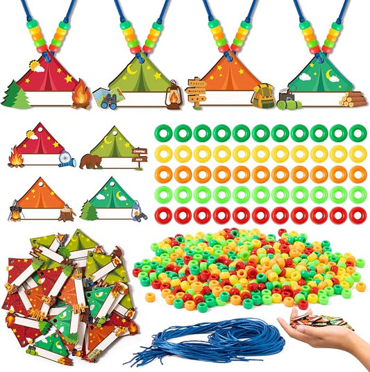 TICIAGA Camping Beaded Necklace Craft by TICIAGA