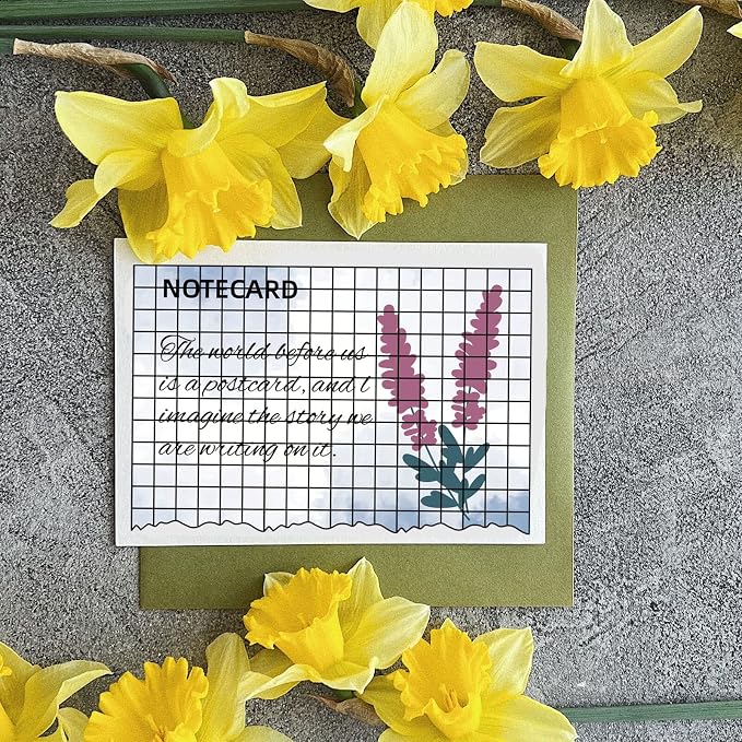 GLOBLELAND Notebook Clear Stamp Notepad Silicone Stamps Transparent Stamp - Image 5