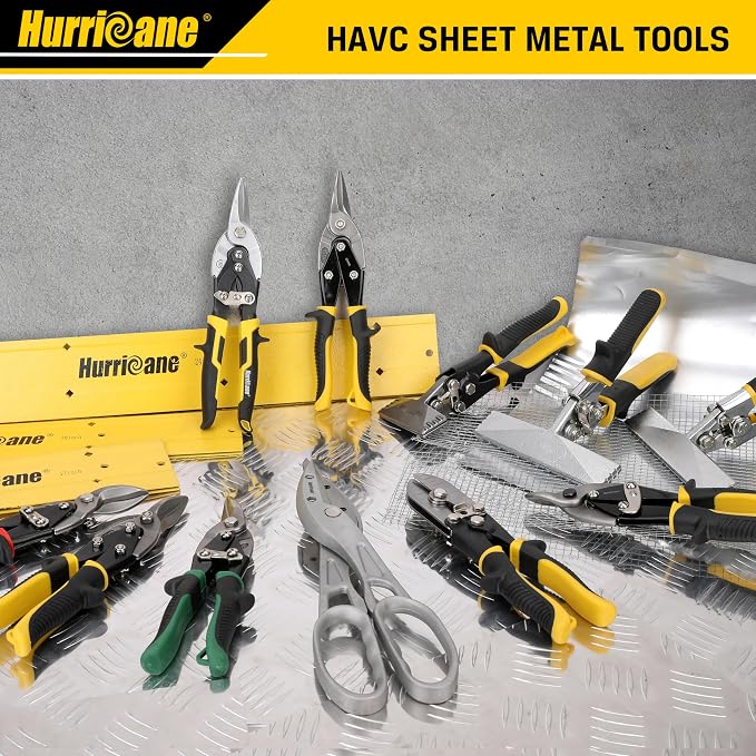 HURRICANE 10 Inch Aviation Tin Snips, Cr-Mo Aviation Snips - Image 9