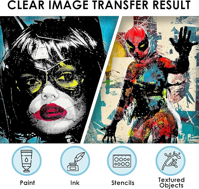 Upgraded Gel Printing Plate No Aging & Bubbling, Mini Size 3" x 5" Reusable Gel - Image 3