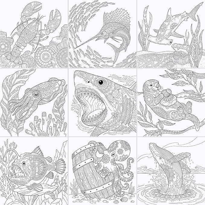 FUNLAVIE Adult Coloring Book - Image 9