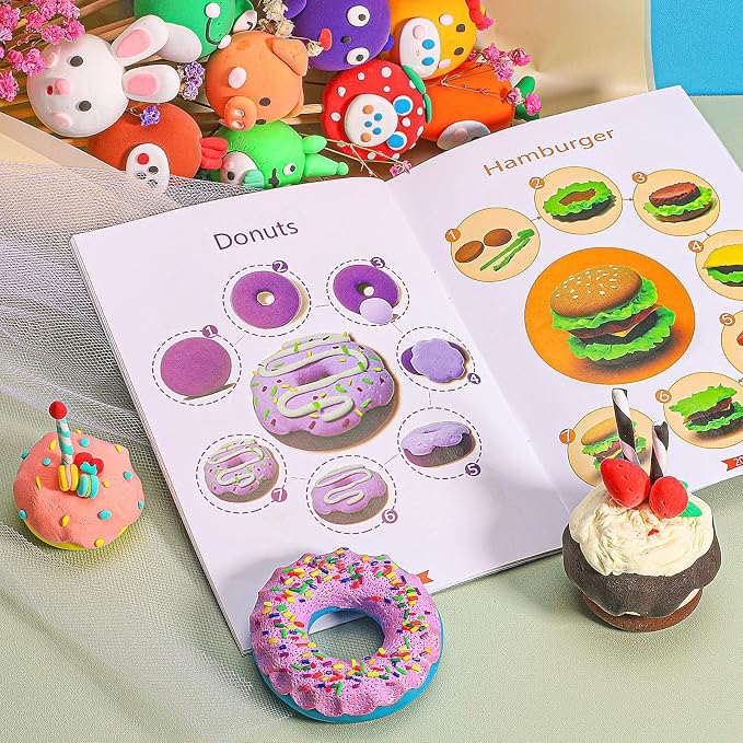 Modeling Clay - 50 Colors Air Dry Clay, DIY Molding Magic Clay - Image 5