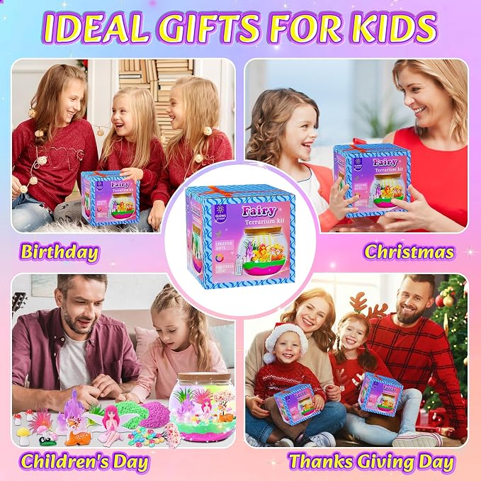 Gifmore Fairy Light Up Terrarium Kit - Image 6
