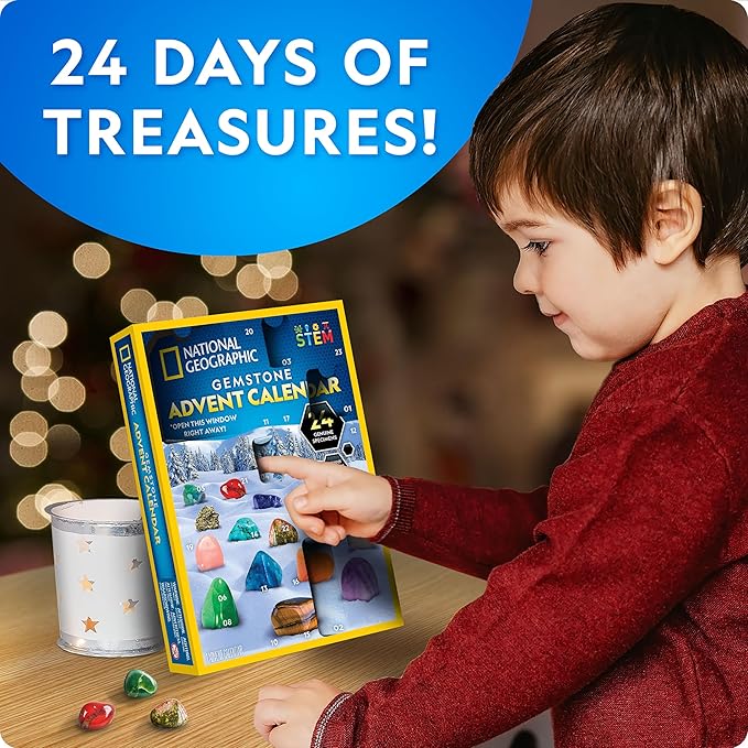 NATIONAL GEOGRAPHIC 2026 Gemstone Advent Calendar - Image 2