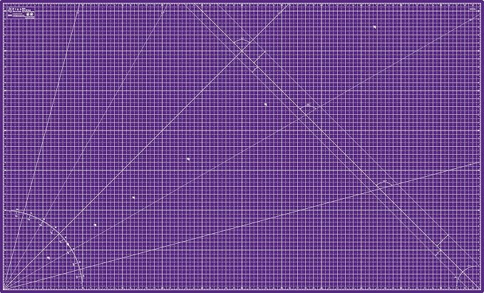 Elan Cutting Mat 36x60 Pink & Purple, Extra Large Self Healing Cutting Mat 36 x - Image 2