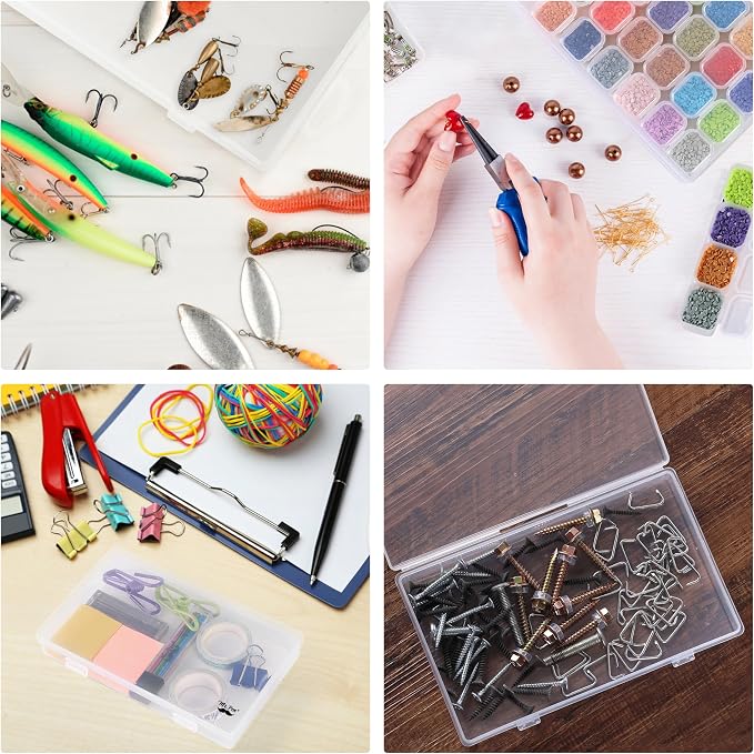 Mr. Pen- Bead Storage Containers, 28 Grids, 2 Pack, Transparent, Small Bead - Image 7