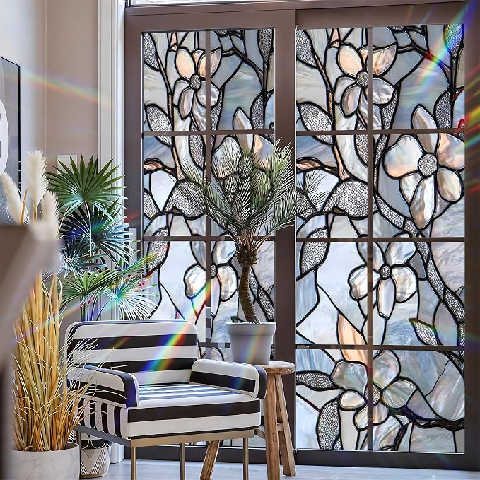 Stained Glass Window Privacy Film Static Cling - Image 3