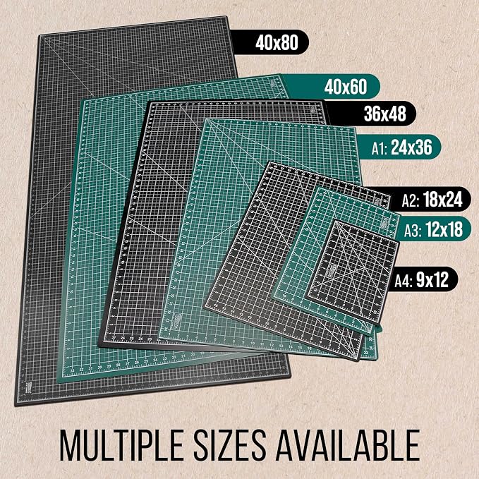 U.S. Art Supply 9" x 12" Self-Healing Cutting Mat 5-Ply - Image 5