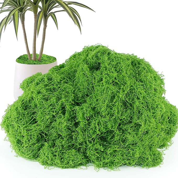 Fake Moss 10.6 oz, Artificial Moss by ASCAKE
